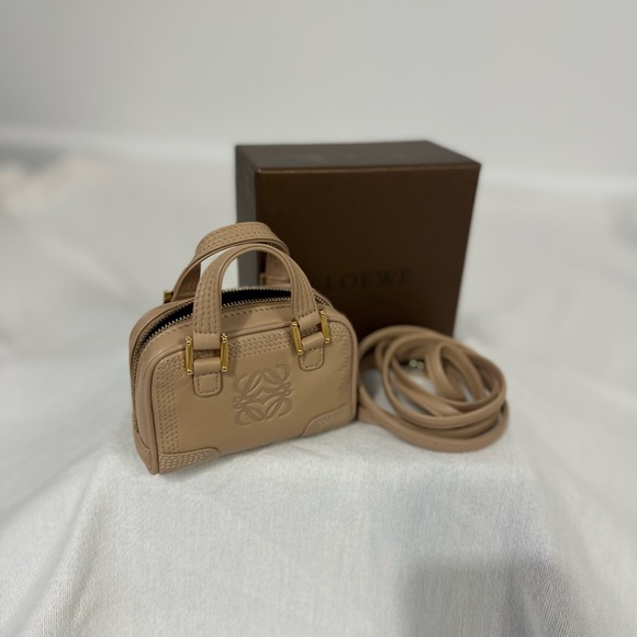 Loewe Handbags - Loewe Tan Mini Bag with Gold Details